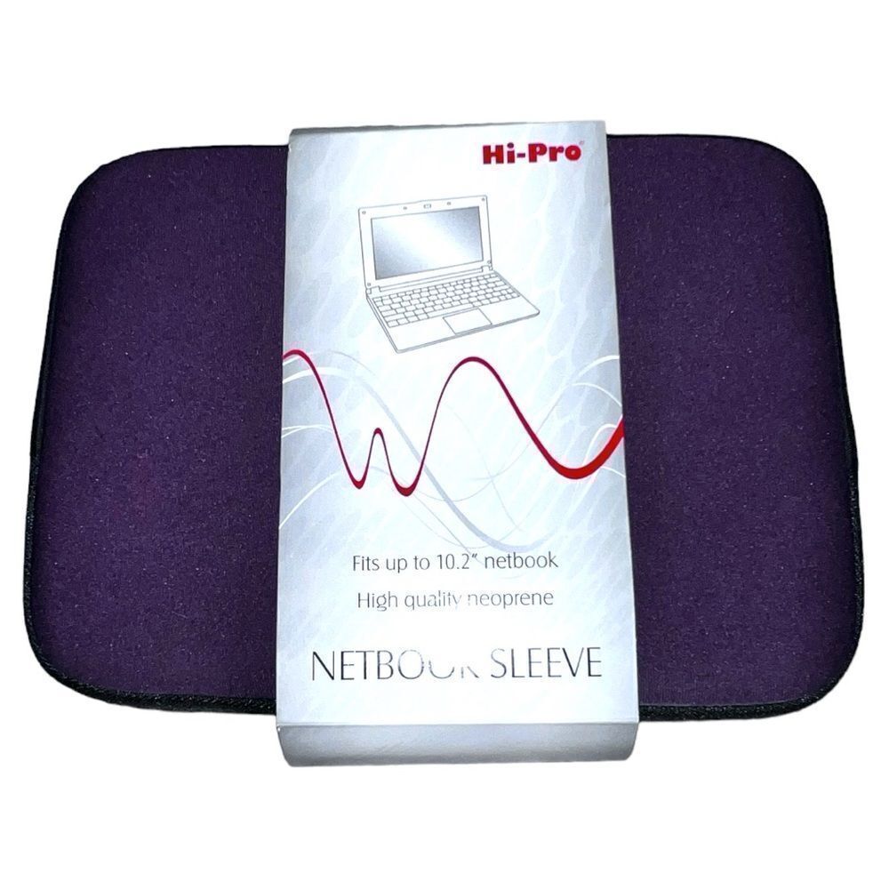 Hi-pro netbook sleeve. New purple color never used!